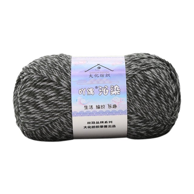 Hilo de tejer, accesorios de 175M, suministros ligeros para tejer a mano, hilo de ganchillo Gris Macarena Hilo De Ganchillo