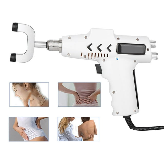 Spine Chiropractic, Four Types Of Massage Heads Durable 9 Levels Chiropractic Adjusting Massager, Office For Home Rest Room US Plug,EU Plug