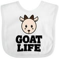thumbnail image 3 of Inktastic Goat Life Boys or Girls Baby Bib, 3 of 4