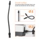 thumbnail image 4 of Cafet Machine Milk Frother Manguera, Kit De Tubo De Leche De Silicona De Grado Alimenticio Para Hacer Café, Compatible Con Máquinas Automáticas De Café, Crea Espuma De Leche, 4 of 7