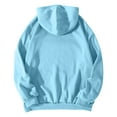 thumbnail image 5 of Godom Womens Fleece Hoodies Soft Midweight Casual Hooded Sweatshirts Y2K Fall Winter Pullover Tops with Pocket, 5 of 5