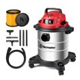 thumbnail image 1 of Vacmaster Red Edition VOC508S 1101 Stainless Steel Wet Dry Shop Vacuum 5 Gallon 4 Peak HP 1-1/4 inch Hose Powerful Suction with Blower Function, 1 of 8