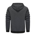 thumbnail image 3 of Caqnni Hoodie Pullover Men with per Pocket Heavyweight Hooded Sweatshirt Loose Fit Winter Active Jacket (S,GY1), 3 of 8