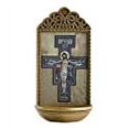 thumbnail image 3 of Christian Brands San Damiano Crucifix 6" Holy Water Font, 3 of 3