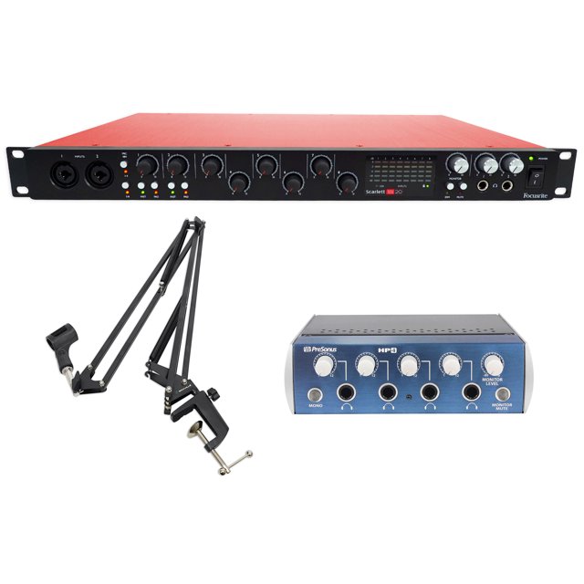 Focusrite SCARLETT 18I20 2nd G USB 2.0 Audio Interface+Headphone Amp+Boom