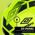 Umbro Ceramica 2.0 Size 5 Youth and Beginner Soccer Ball, Yellow