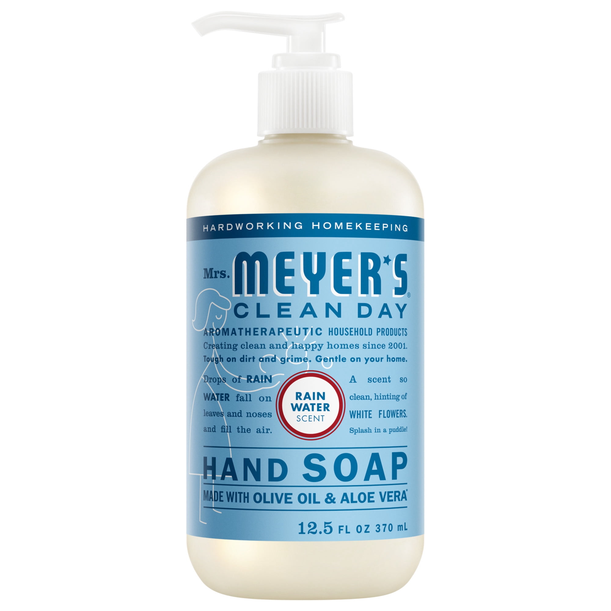 Mrs. Meyer’s Clean Day Hand Soap, Rain Water Scent, 12.5 Fl Oz