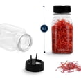 thumbnail image 2 of Jarros de especias RoyalHouse de plástico de 9,5 oz/280 ml con tapa negra, 12 unidades, 2 of 8