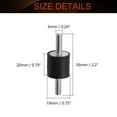 thumbnail image 1 of Rubber Vibration Isolator Mount Male Anti M3 M5 M6 Car Bobbin Isolator Damperm, 1 of 8