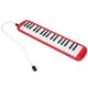 thumbnail image 1 of Pianica, Base Plateada De ABS Rojo, 37 Teclas Melódicas, Para Principiantes En Educación Musical, 1 of 8
