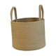thumbnail image 3 of Cesta tejida redonda, cesta de almacenamiento de ropa, cesto para ropa sucia, cesta de lavandería multifunción con asas para el baño y el hogar S, 3 of 8