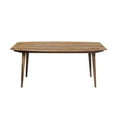 thumbnail image 6 of Pemberly Row Modern Solid Sheesham Wood Dining Table in Natural, 6 of 9