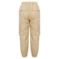 thumbnail image 4 of YiZYiF Kids Boys Dungarees Casual Moisture-Wicking Cargo Pants,Sizes 6-14 Khaki-A 10, 4 of 7