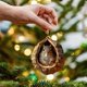 thumbnail image 4 of Christmas Animalss Ornaments Owls Raccoons Christmas Decorations Christmas Tree Pendants 2D Flat Printing Acrylic Small Pendants, 4 of 5