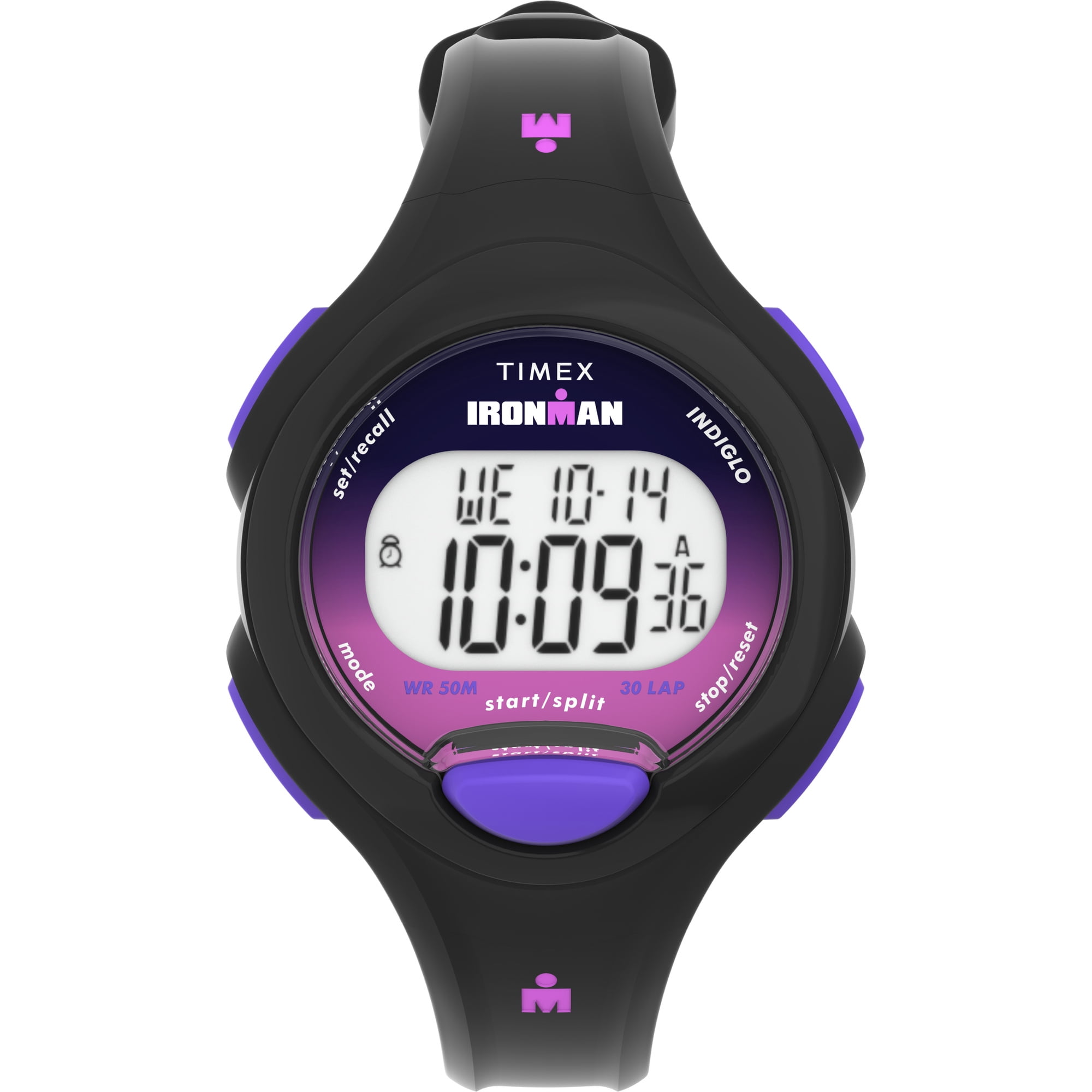 Timex Women's Ironman Essential 34mm Watch - Black Strap Digital Dial Black Case