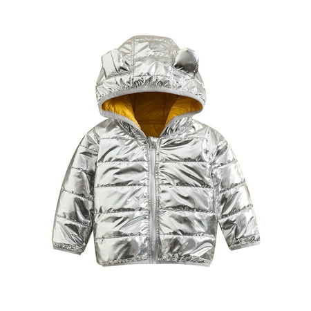 

Kids Puffer Jacket Winter Hooded Coat Padded Jacket Lightweight Outerwear Boys Girls Outfits