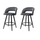 thumbnail image 1 of Set de 2 Bancos Cadiz Periquera Barra de Cocina Mueble Mundo In Madera y Metal Gris BANC0903740GRIS, 1 of 8
