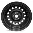 thumbnail image 3 of For 2016-2020 Kia Optima 17 Inch Painted Black Rim - OE Direct Replacement - Road Ready Car Wheel, 3 of 7