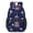 Soccer and Trophy Blue Pattern, variant on Soccer and Splash White Pattern 17" School Backpacks for Teens,Waterproof Oxford Fabric,S-Shape Padded Straps for School,Travel,Hiking,Camping