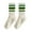 Green, variant on XIAQUJ Autumn Winter women keep warm stripe printed Knitting middle Stocking lady casual socks 5 Pairs Stockings Pink One Size