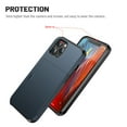 thumbnail image 4 of Dteck Case for iPhone 12 Pro 6.1-inch,Shockproof Rubber Case Card Holder Hybrid Dual Layer PC iPhone 12 6.1" Back Phone Protective Cover,Darkblue, 4 of 5
