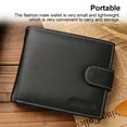 thumbnail image 3 of Cartera Minnieouse JINBAOLAI hombre cuero suave organización de cambio Negro, 3 of 6