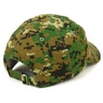 thumbnail image 2 of Trendy Apparel Shop Drone Pilot Aviation Wing Embroidered Soft Crown 100% Brushed Cotton Cap, 2 of 2