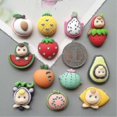 thumbnail image 4 of 6~12pc Cute Cartoon Mini Fridge Magnet Food Rabbit Flower Refrigerator Magnetic Stickers Fridge Magnet Home Decor, 4 of 5