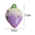 thumbnail image 2 of 6 Hole Strawberry Ocarina - Ceramic Ocarina with Neck Strap for Kids Beginners, Music Gift, 2 of 6