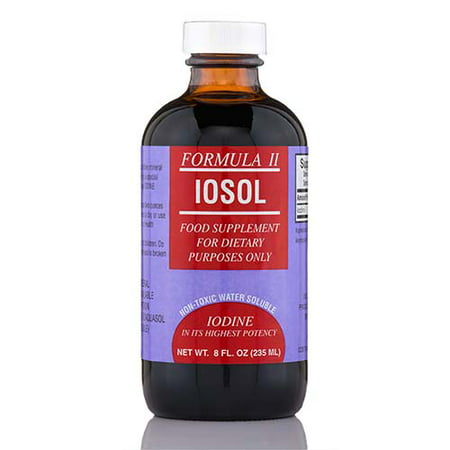 Iosol iode (Formule II) - 8 fl. oz (235 ml) par TPCS