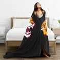 thumbnail image 5 of Bethune-Cookman A University Fleece Blanket, Very Soft Microfiber Flannel Blanket for Couch Warm and Cozy for All Seasons, 5 of 6
