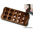 thumbnail image 2 of Silikomart Silicone Easy Chocolate Mold, Springlife, 2 of 6