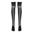 thumbnail image 1 of 1 Par de Calcetines Bowknot Halloween Por de La Medias Altas Disfraz Calcetines Altos hasta El Muslo Accesorio de Ropa de Disfraces Yuyangstore medias de halloween para mujer, 1 of 8