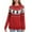 Red, variant on Holiday Christmas Sweater Women Crewneck Xmas Graphic Pullover Sweaters Long Sleeve Knitted Tops Fall Clothes Green, M