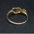 thumbnail image 3 of 14k Yellow Gold Plated 1Ct Round Cut Lab Created Diamond Women's Wedding Infinity With Heart Ring, 3 of 4