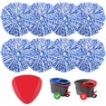 thumbnail image 2 of UYGDUY-8 Pack RinseClean Spin Mop Replacement Head Refills with 1 Rotating Mop Base Compatible with O Ceda RinseClean 2 Tank System, Blue Microfiber Mop Refills for Floor Cleaning, 2 of 4