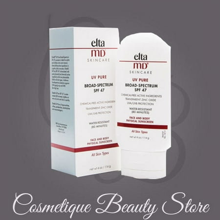 EltaMD UV Pure Broad Spectrum Face & Body Sunscreen, SPF 47, 4 Oz