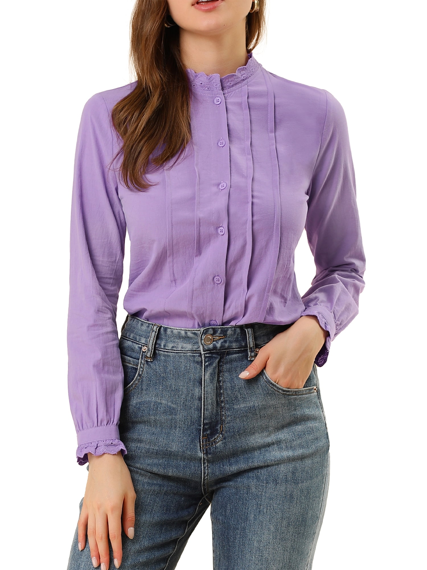 mock button down shirt