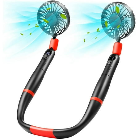 

Handheld Neck Fan 2-in-1 Portable Mini Wearable Necklace Fan