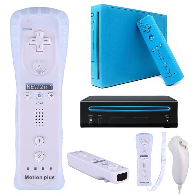 Mando a distancia Nunchuck 2 en 1 Duradero para Wii/Wii U Hugtrwg