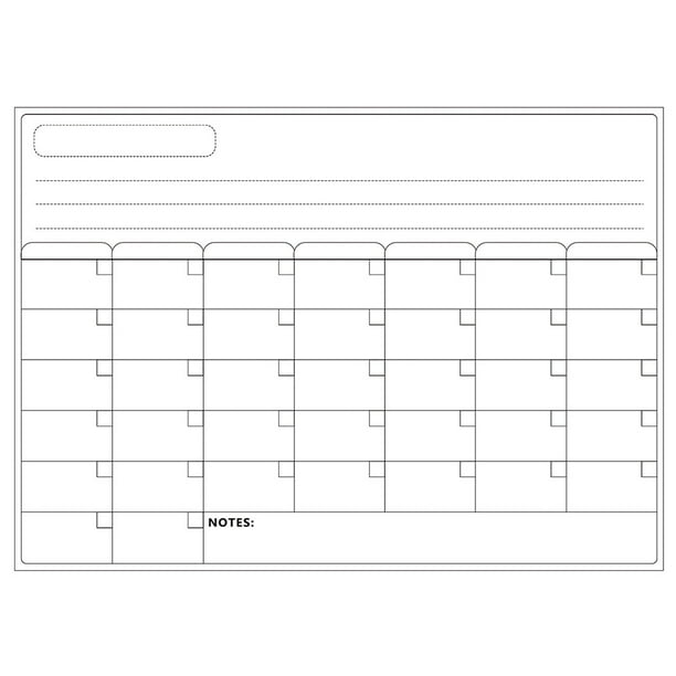 ForestYashe Calendar White Magnetic Calendars For Refrigerator Family 