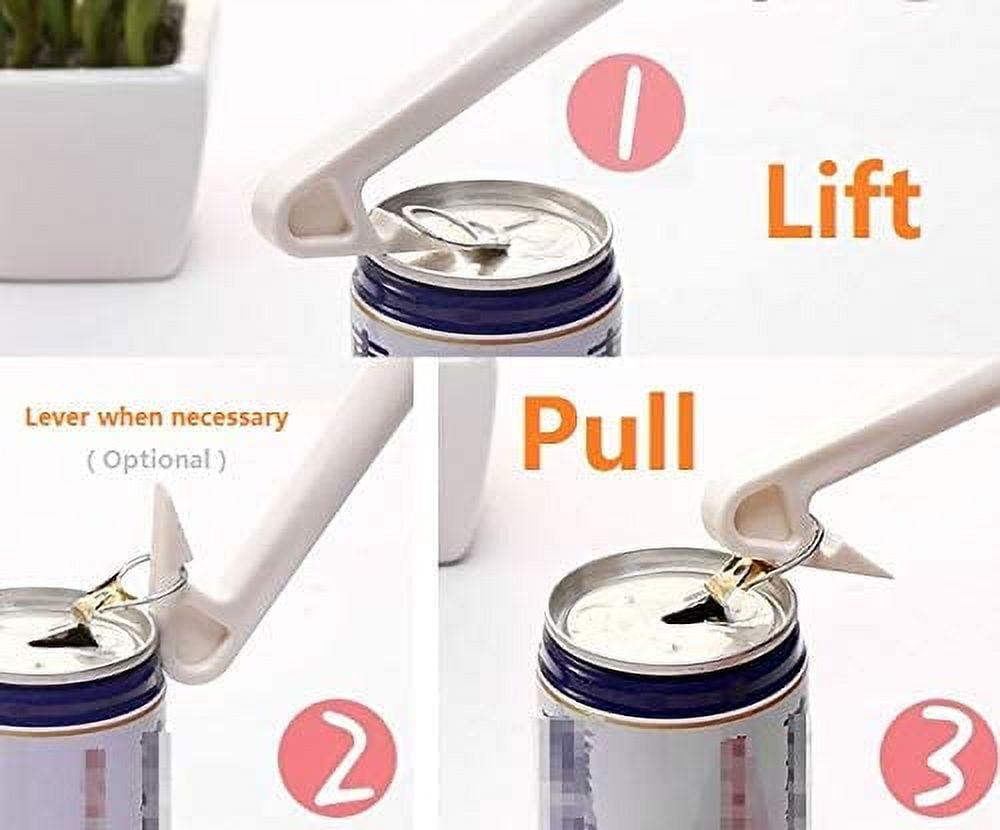 Easy Grip Opener Pull Tab Can Opener for Ring Pull Tab Cans Tins Bottles,  ALS Supplies Can Opener Non Slip Grip Kitchen Lid Arthritis Hand Helper 