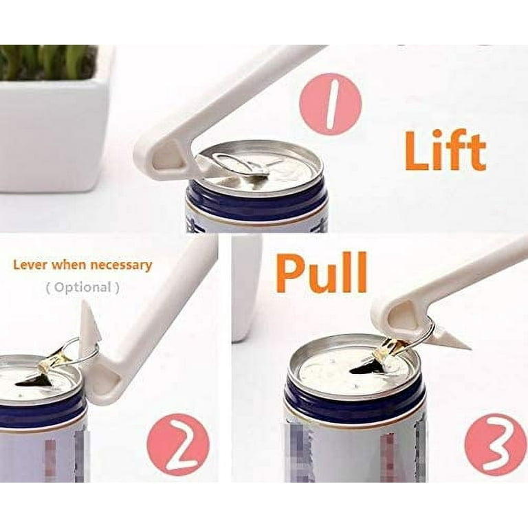 Pjtewawe BottleCan Openers 1 Piece Easy Open Ring Pull Can Opener Easy Grip  Opener Ring Pull Helper For Ring Pull Tab Cans Bottles