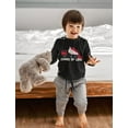thumbnail image 4 of Tstars Boys Unisex Valentine's Day Dump Truck "Loads of Love" Toddler Kids Long Sleeve T-Shirt Gift Idea, 4 of 7