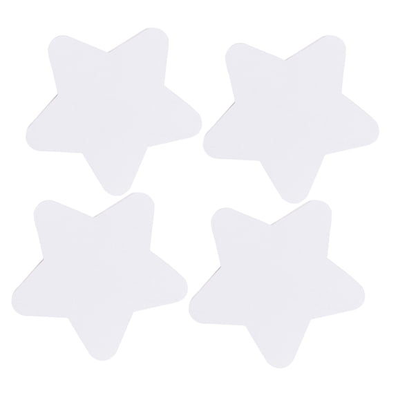 MLINS 4 Pcs Painting Canvas Boards Star Shape Canvas Boards Panel Blank Artist Canvas Boards For Kids Art Acrylic Oil Painting Watercolor