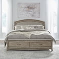 thumbnail image 2 of Liberty Furniture Avalon Queen Upholstered Storage Bed, Dresser & Mirror, Chest, Night Stand, 2 of 14