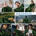 thumbnail image 5 of Green Forest Cooling Blanket, Lightweight Breathable Summer Throw Blanket with Double Sided Cold Effect, Pine Trees Modern Mysterious Art Picnic Beach Blankets Bed Sheet for Hot Sleepers 40"x60", 5 of 8