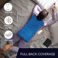 thumbnail image 5 of 33"x17" Heating Pad Portable Heating Pad for Shoulder Neck, 2 Hours Auto Shut-off & 10 Temperatures, Blue, 5 of 7