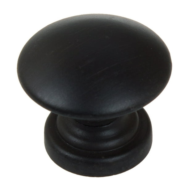 GlideRite 1 in. Classic Round Convex Hardware Knobs, Oil Rubbed