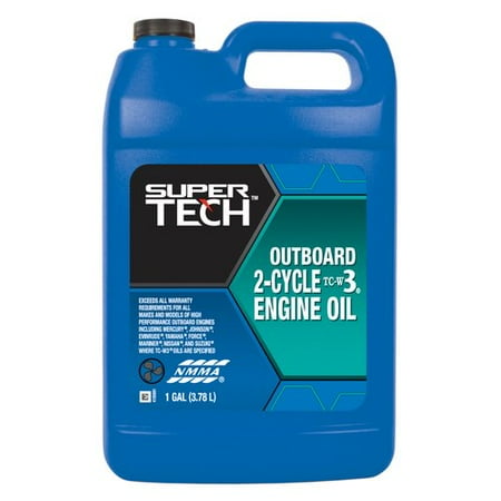 Super Tech TC-W3 Outboard 2-Cycle Oil, 1 Gallon